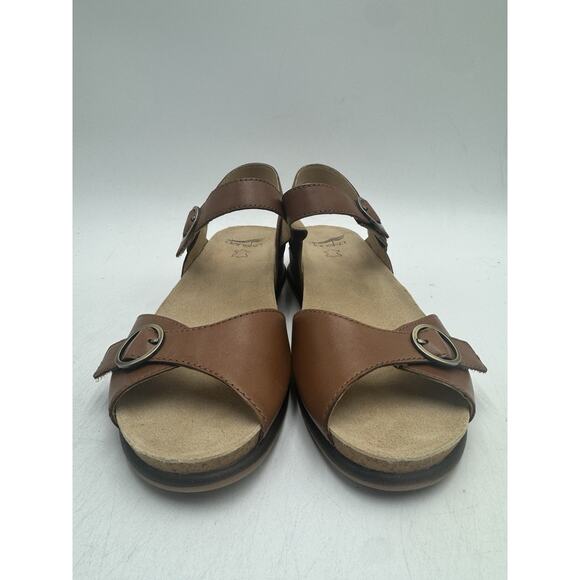 Dansko CANDACE BURNISHED NAPPA Women's NEW Sandal Tan EU Size 40 - Picture 5 of 11